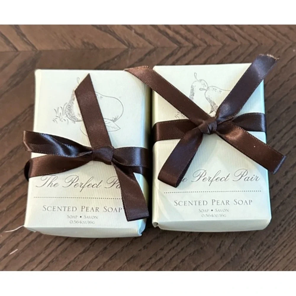 2 Kate Aspen The Perfect‎ Pair Scented Pear Soap Favors NIB